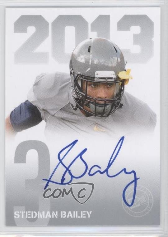 Stedman Bailey Press Pass Autographs #SB Base