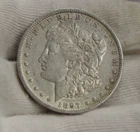 1897 O US Morgan Silver Dollar $1 XF (Cleaned)