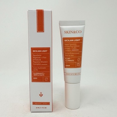 Skin & Co Sicilian Light Plump Illuminate Face Serum 1 fl oz/ 30 ml New In Box