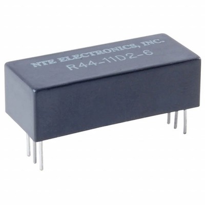 NTE R44-1D2-6, 6 Volt DC, 0.5 Amp SPST-NO DIP Reed Relay