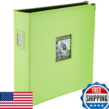Pioneer Photo Albums Jumbo 12x12 Sewn Leatherette 3-Ring Scrapbook Album