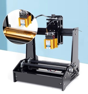 15W Portable CNC Laser Engraver For Cans, Bottles & Cylindrical Items