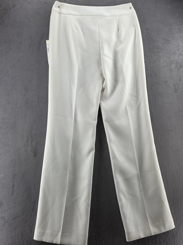 Nuevo con etiquetas Jones New York Mujer De Colección Traje Pantalón Forrado Talla 4 Marfil Pantalones Solo Foto 2 de 4