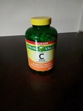 Spring Valley Vitamin C 500 mg Dietary Supplement 500 Tablets Immune Health