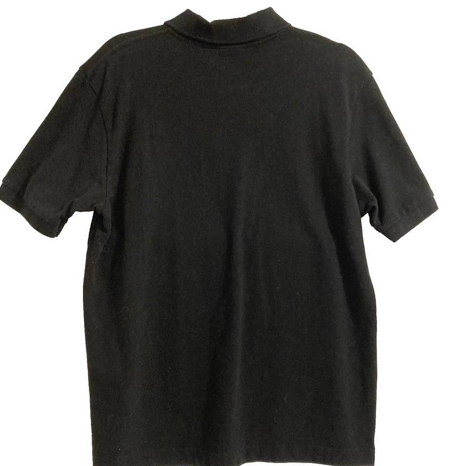 Camisa Polo LACOSTE Mujer 6 Negra 100% Algodón Diseñada en Francia Hecha en Perú Foto 2 de 4