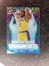 Bronny James Jr. Donruss Optic - White Hot Rookies 15 NM