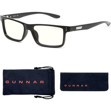 GUNNAR - Vertex Computer Glasses with Blue Light Reduction , Clear Lenses - Onyx