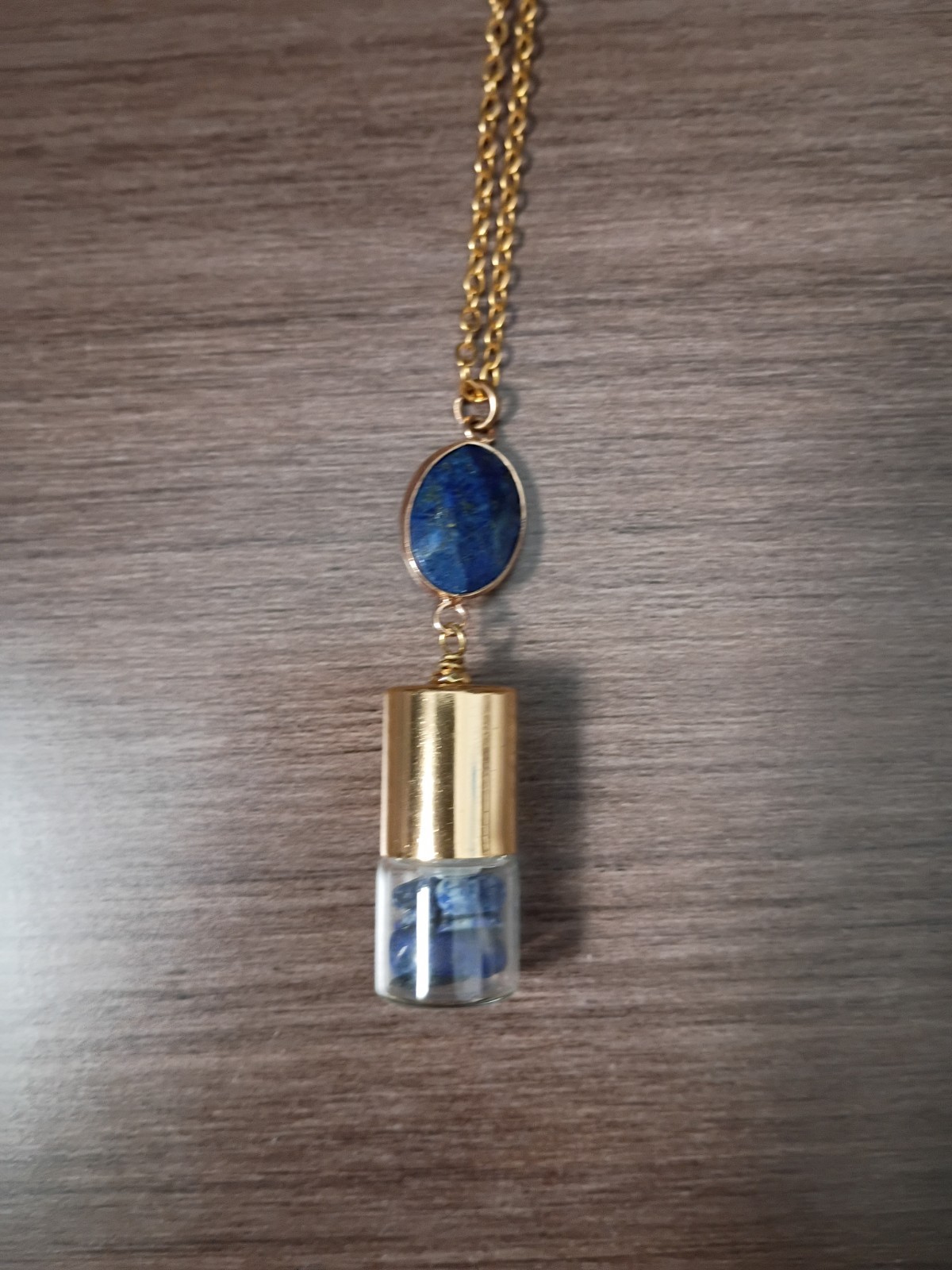 S Gold With Lapis Lazuli Stones