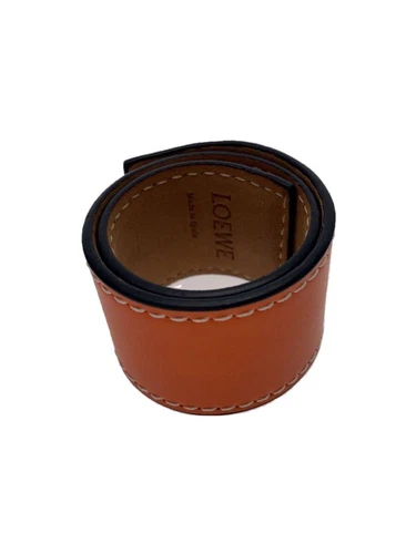 Bracciale LOEWE anagramma schiaffo pelle arancione uomo
