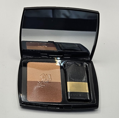 Lancome Blush Subtil TWO HOT TO HANDLE with brush in mirror compact NIB VHTF!