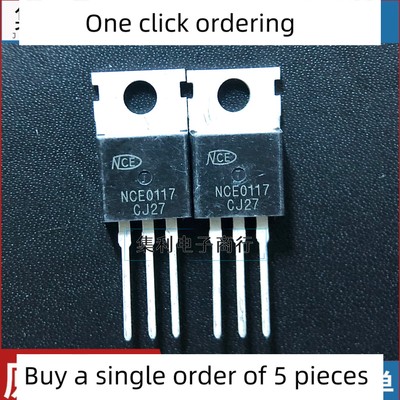 5 pieces NCE0117 TO-220 100V 17A N-Channel MOS