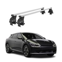 Menabo DachträGer GrundtäGer FüR Kia EV6 2021-2026 50Kg Stahl Silber 2 Tlg