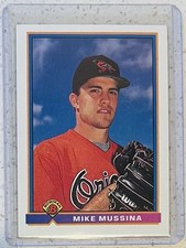 1991 Bowman Mike Mussina RC #97 Baltimore Orioles HOF