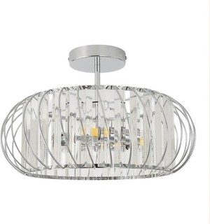 Silver Ceilings Light Shade 3 Light Ceiling Lights Living Room 40CM AUCTION