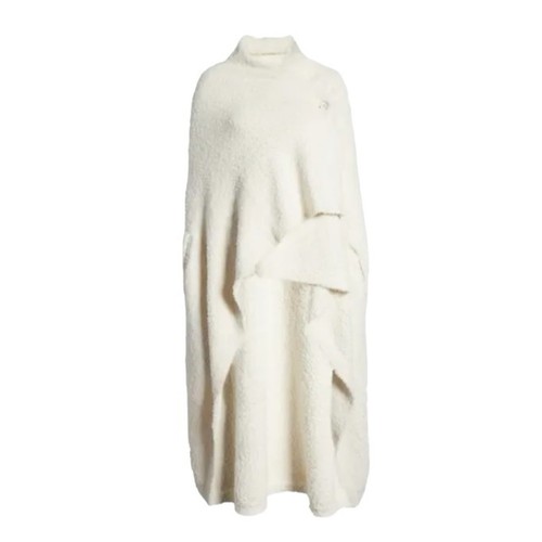 Barefoot Dreams Sweater Cardigan Wearable Throw White New - Picture 6 of 8