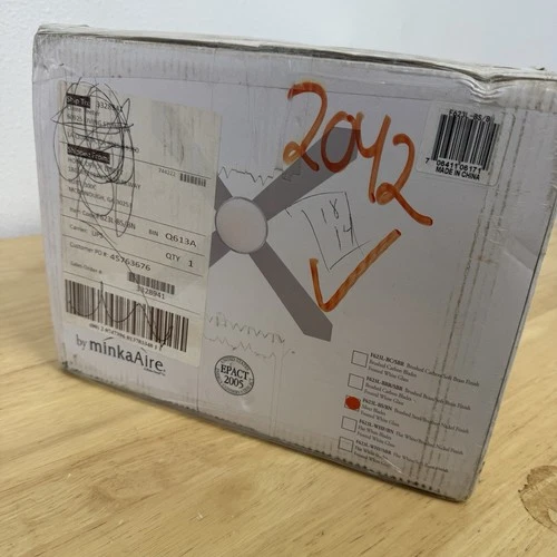 MinkaAire F623L-BS/BN - Ceiling Fan Orb 54" 4-Blade LED - Picture 2 of 2