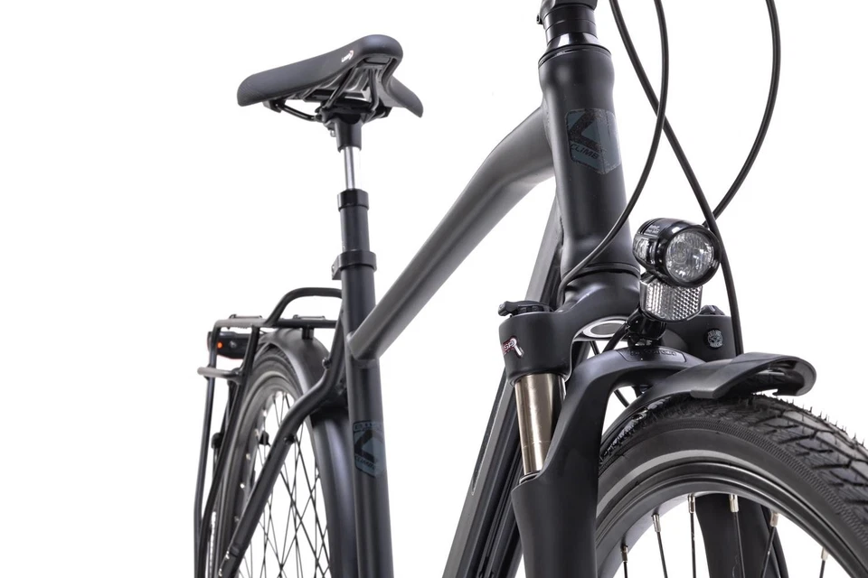 28 Zoll Herren Fahrrad Gates Riemenantrieb Shimano 7 Gang Scheibenbremse schwarz - Bild 4 von 4