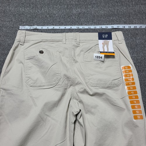 Gap Damen Hose Chino 12 Beige Relaxed Girlfriend Slacks - Bild 11 von 12