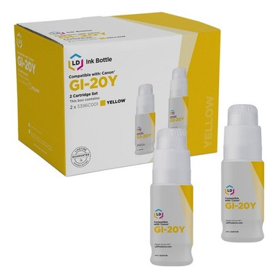 LD Products Canon GI20 Yellow Ink Cartridge Compatible with PIXMA G4200 G4210