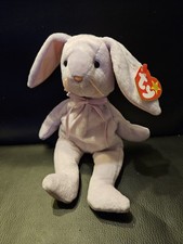 Beanie Baby Floppity Bunny Rabbit *Great Condition* PVC + Indonesia TY Teddy