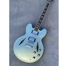 Dave Gro Halbleer-E-Gitarre, Hochglanz Pelham...