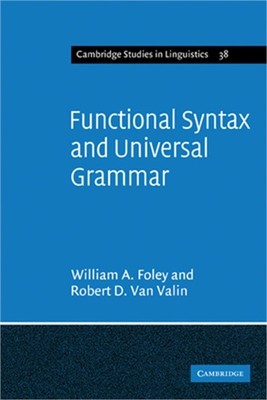 Functional Syntax and Universal Grammar (Paperback or Softback)