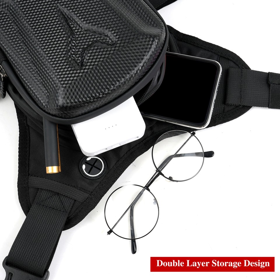 Motorcycle Waist Leg Bag Drop Portable Waterproof Adjustable Leg Side