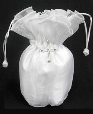 6 Styles White Beaded Pearl Purse Handbag for Girls Communion Bridal Flower Girl
