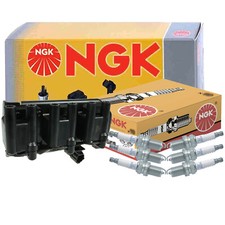 NGK DIS Ignition Coil & 6 Standard Spark Plugs Kit For Hyundai Kia