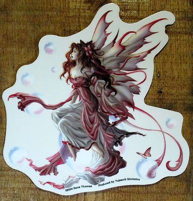 New Pink Bubble Butterfly Fairy Wings Angel Window Sticker Car Art ...