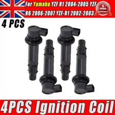 Ignition Coil Pack Kit Compatible OE FIT YZF-R1/R6 2002-07 Yamaha Engine Parts