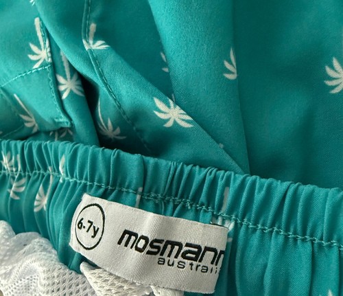 Mosmann Australia Palm Tree Swim Trunks Boys Size 6-7 - Picture 2 of 3