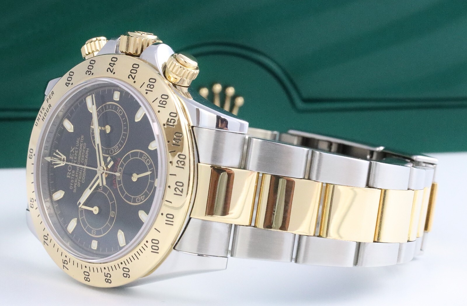 Bild 7 - Rolex Daytona Cosmograph 116523 40mm Stahl/Gold 2009 Black Dial Dif AVS18032 X