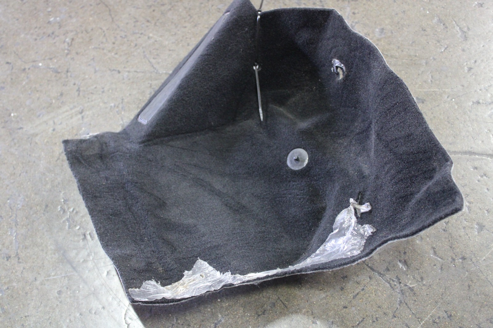 Ferrari 599 GTB, 612, LH, Front Carpet Front Section, Black, Used, P/N 67433300