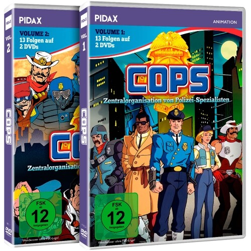 C.O.P.S COPS: Animated TV Series *Volume 1 & 2 / 26 episodes