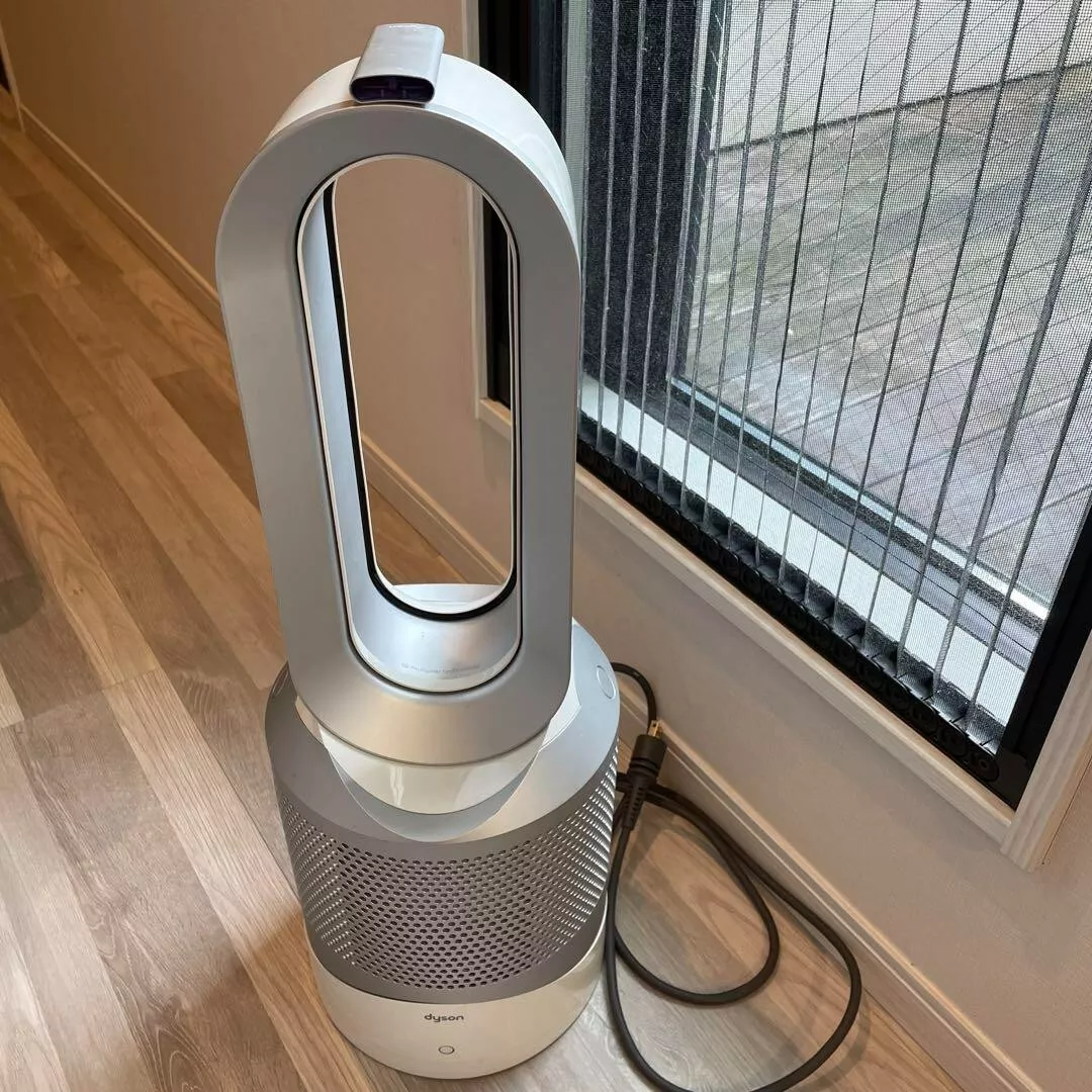 Hot Cool Fan Dyson HP01 Silver Pure Air Purifier With Remote Controller