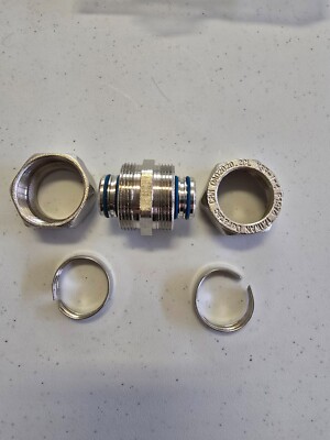 IPEX Duratec Airline 438022 3/4'' Coupling, Brass