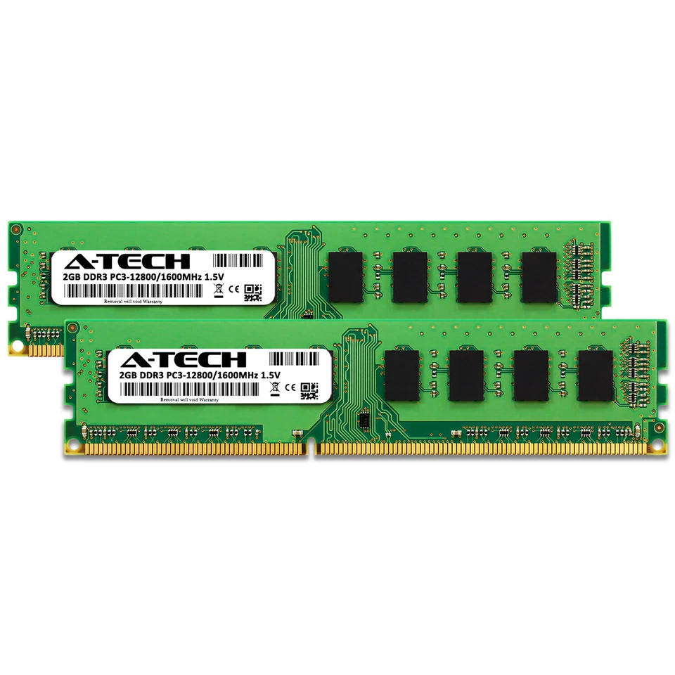 4GB 2x2GB PC3-12800U ASUS BP1AE BM6630 H87M-PRO H81-GAMER Gryphon Z87 Memory RAM - Image 2 of 4