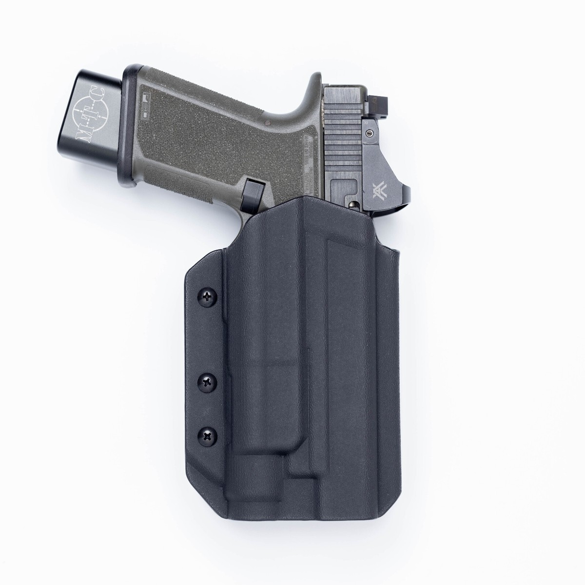 OWB kydex holster P80 w/light Pf940 TLR-1, X300, APL, PL-Pro