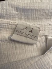 BABY SWADDLING SHEET ADEN ANAIS BABY BLANKETS white/cream