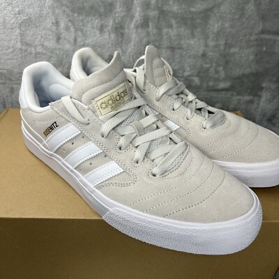 Adidas Men's Busenitz Vulc II 2.0 Activewear Sneaker Shoes Gray Gold Size 10.5