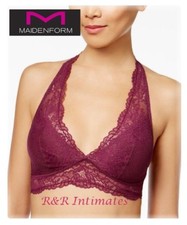 Maidenform Wirefree Lightly Lined T-Back Bralette, DM1126, Magenta, Size Medium
