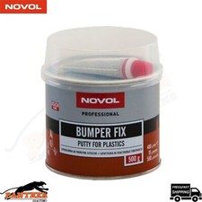 Novol Repair Kit BUMPER FIX Filler 500g Putty Plastic Car Trim Grey