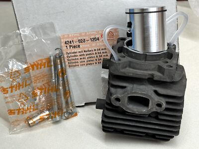 #ad STIHL OEM CYLINDER WITH PISTON KIT 4241 020 1204 SH56 C E BG56 C E SH56C BG56C $72.99