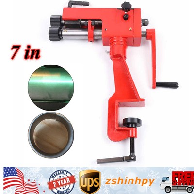 7in Sheet Metal Bead Roller Bending Bender Rolling Machine 6Die RM-08 Red Device