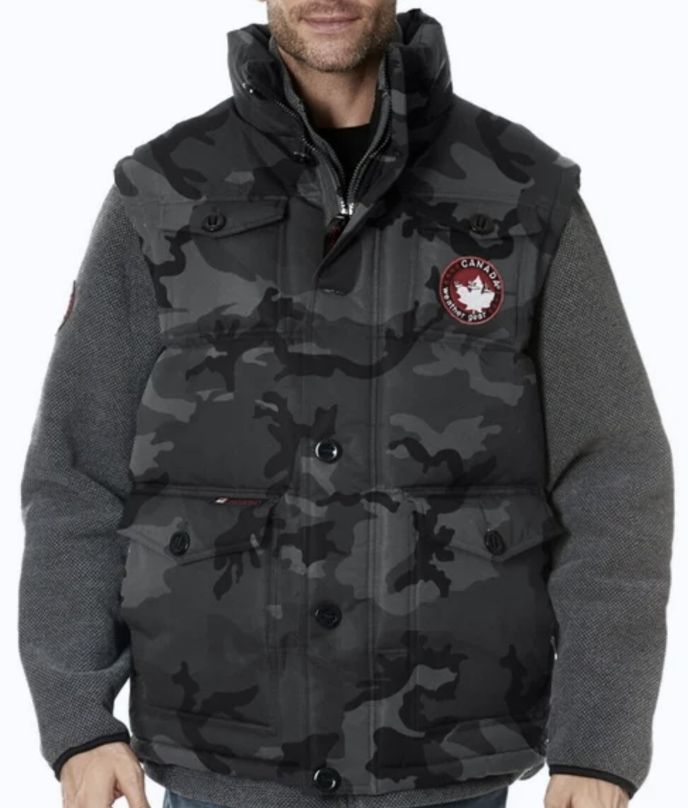 P☻GAKM CAMOFLA DOWN VEST Duck Down Reversible Vest – Local Boy Outfitters