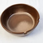 Frankoma Chocolate Colored Pottery # 475 Brown Speckled 5.75" EUC