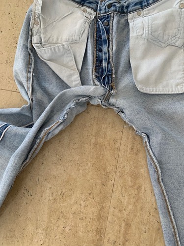 Jeans Levi's 501 Redline 1981 vintage con ribete - lavado ligero usado, hechos en EE. UU. - Imagen 10 de 12