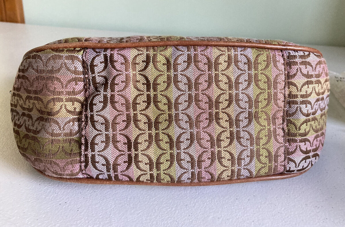 Vintage Fossil Rainbow Jaquard Mini Hobo Shoulder Bag ZB Vintage Fossil Rainbow Jaquard Mini Hobo Shoulder Bag ZB