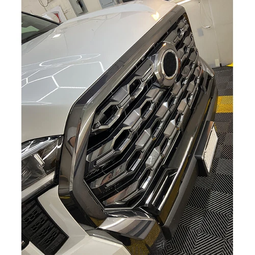Moldura de parachoques delantero negro brillante apta para Toyota Tundra 22-2024 - Imagen 7 de 7